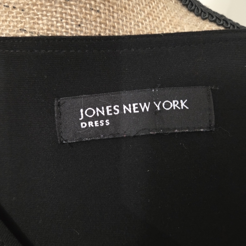 Jones New York Black Knot-Front Midi Dress - Picture 7 of 11